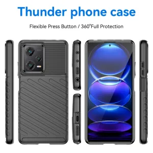 THUNDER Ochranný kryt Xiaomi Redmi Note 12 Pro+ 5G čierny