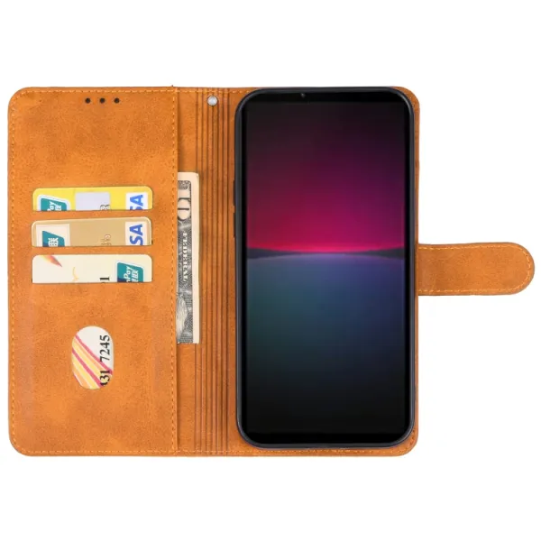 SMOOTH Peňaženkové puzdro Sony Xperia 10 V hnedé