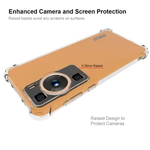 ENKAY AIRBAG Extra odolný kryt Huawei P60 Pro priehľadný