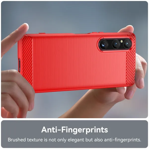 FLEXI TPU Kryt pre Sony Xperia 1 V červený