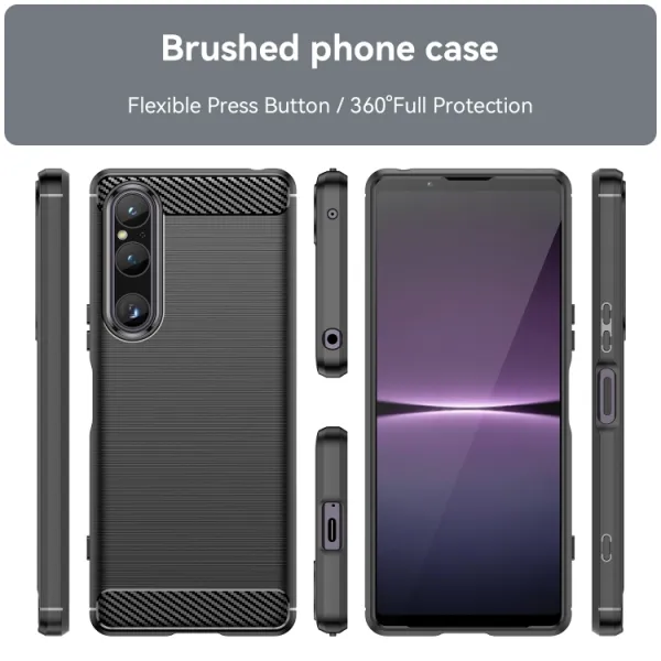 FLEXI TPU Kryt pre Sony Xperia 1 V čierny