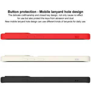 IMAK RUBBER Silikónový obal Xiaomi Poco F5 Pro biely