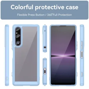 CRYSTAL Ochranný kryt pre Sony Xperia 1 V modrý