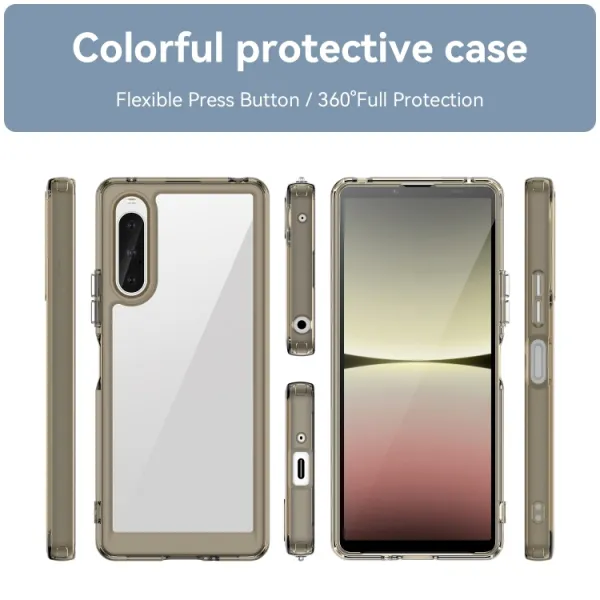 CRYSTAL Ochranný kryt pre Sony Xperia 10 V šedý