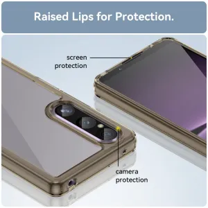 CRYSTAL Ochranný kryt pre Sony Xperia 1 V šedý