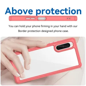 CRYSTAL Ochranný kryt pre Sony Xperia 10 V červený