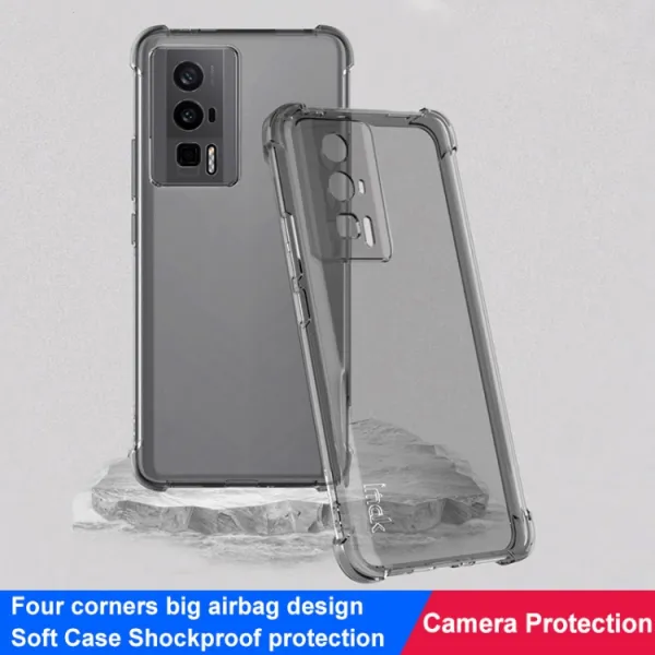 IMAK Ochranný silikónový kryt Xiaomi Poco F5 Pro čierny