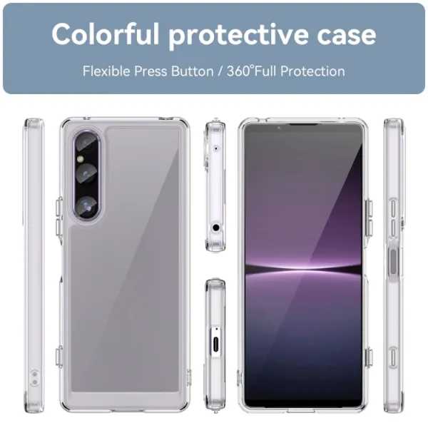 CRYSTAL Ochranný kryt pre Sony Xperia 1 V priehľadný