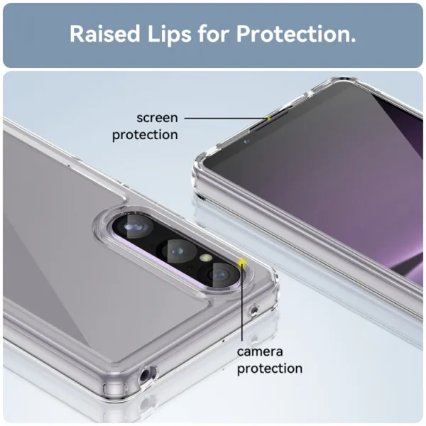 CRYSTAL Ochranný kryt pre Sony Xperia 1 V priehľadný