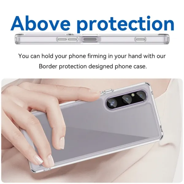 CRYSTAL Ochranný kryt pre Sony Xperia 1 V priehľadný