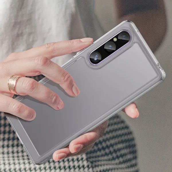 CRYSTAL Ochranný kryt pre Sony Xperia 1 V priehľadný