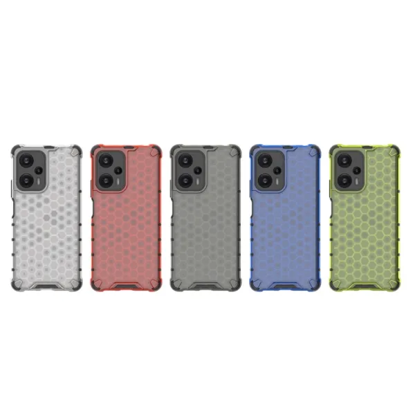 HONEYCOMB Ochranný kryt Xiaomi Poco F5 modrý