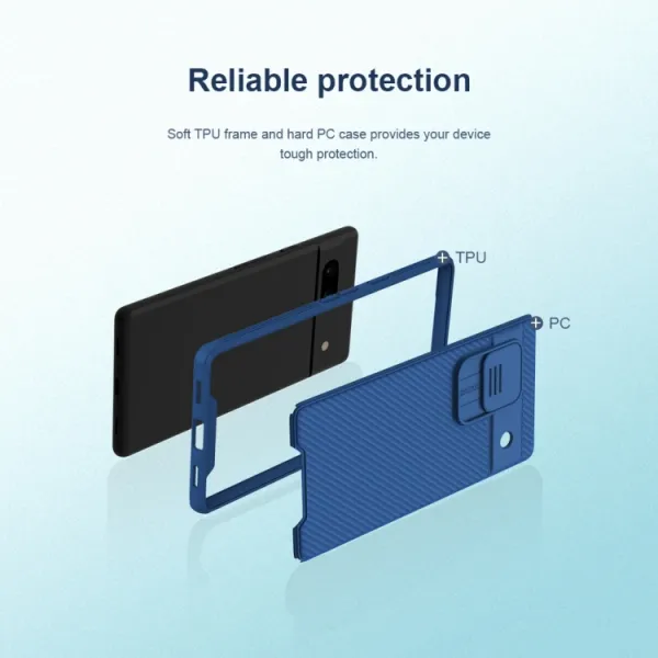 NILLKIN CAMSHIELD PRO Google Pixel 7a čierny