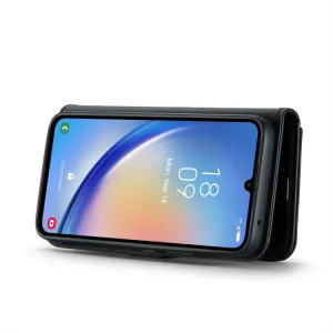 DG.MING Peňaženkový obal 2v1 Samsung Galaxy A34 5G čierny