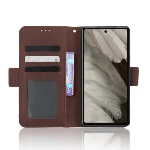 SLOT Peňaženkový obal pre Google Pixel 7a hnedý