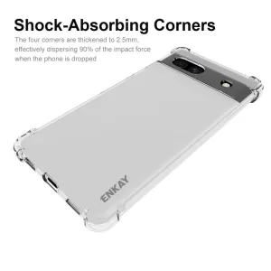 ENKAY AIRBAG Extra odolný kryt Google Pixel 7a priehľadný