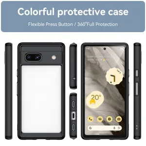 CRYSTAL Ochranný kryt pre Google Pixel 7a čierny