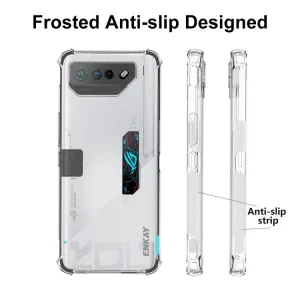 ENKAY AIRBAG Extra odolný kryt Asus ROG Phone 7 Ultimate priehľadný