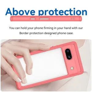 CRYSTAL Ochranný kryt pre Google Pixel 7a červený
