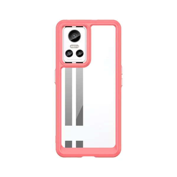 CRYSTAL Ochranný kryt pre Realme GT Neo 3 červený