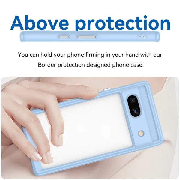 CRYSTAL Ochranný kryt pre Google Pixel 7a modrý