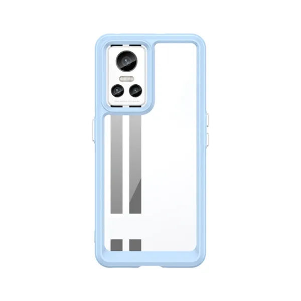 CRYSTAL Ochranný kryt pre Realme GT Neo 3 svetlomodrý