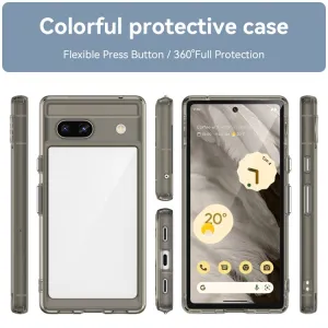 CRYSTAL Ochranný kryt pre Google Pixel 7a šedý