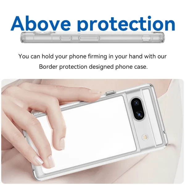 CRYSTAL Ochranný kryt pre Google Pixel 7a priehľadný