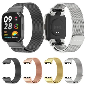 MILANESE Kovový remienok Xiaomi Redmi Watch 3 strieborný