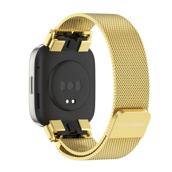 MILANESE Kovový remienok Xiaomi Redmi Watch 3 zlatý