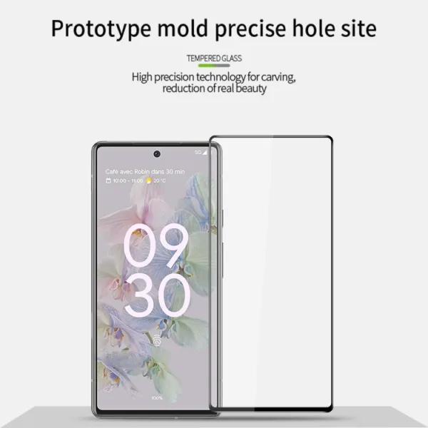 3D Tvrdené ochranné sklo pre Google Pixel 7a