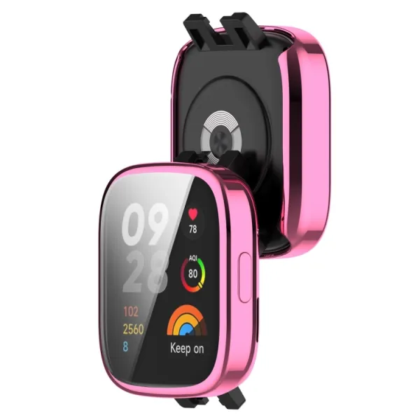 TPU FULL BODY Ochranný kryt Xiaomi Redmi Watch 3 ružový