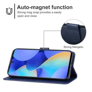 SMOOTH Peňaženkové puzdro Tecno Spark 10 Pro modré