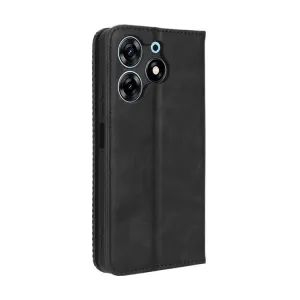 BUSINESS Peňaženkový kryt pre Tecno Spark 10 Pro čierny
