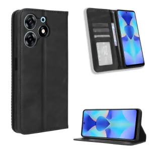BUSINESS Peňaženkový kryt pre Tecno Spark 10 Pro čierny