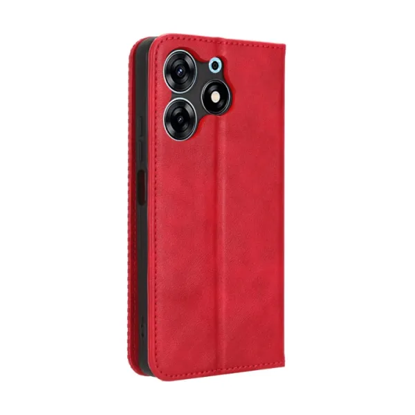 BUSINESS Peňaženkový kryt pre Tecno Spark 10 Pro červený