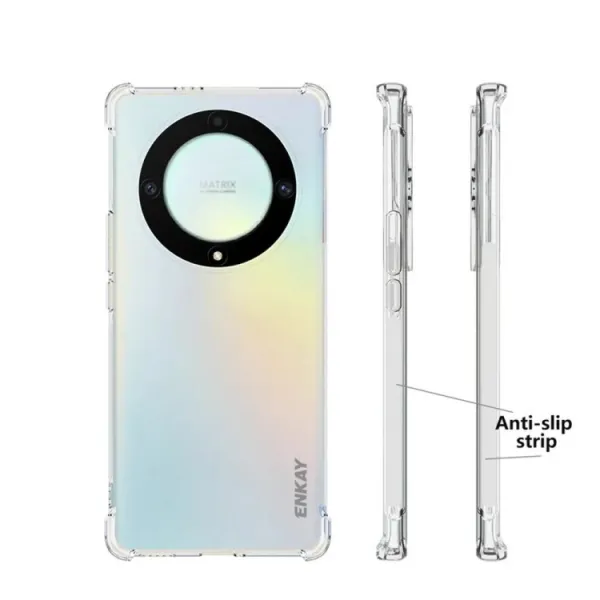 ENKAY SET Priehľadný obal + 3D ochranné sklo Honor Magic5 Lite