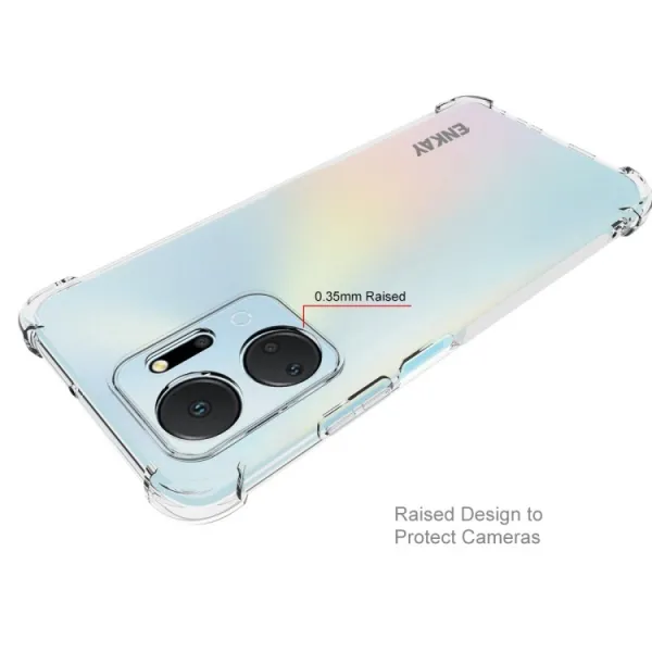 ENKAY SET Priehľadný obal + 3D ochranné sklo Honor X7a