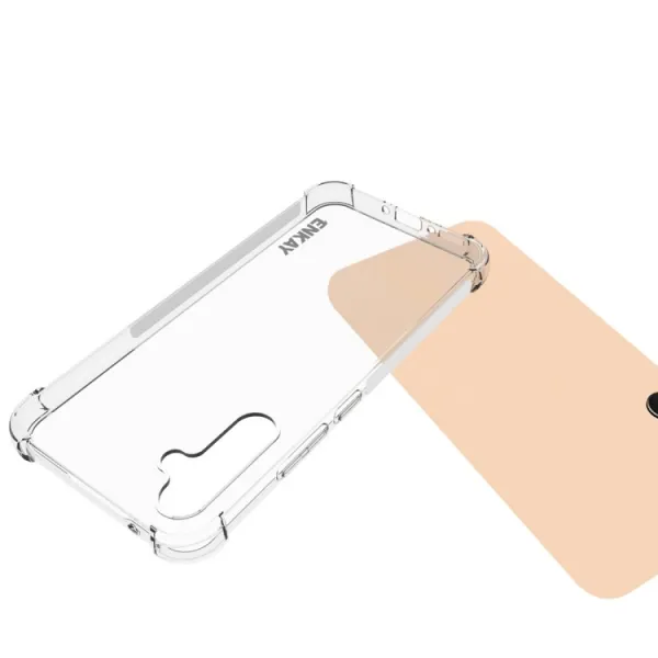 ENKAY SET Priehľadný obal + 3D ochranné sklo Samsung Galaxy A34 5G