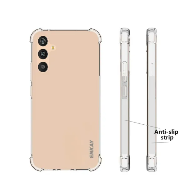 ENKAY SET Priehľadný obal + 3D ochranné sklo Samsung Galaxy A34 5G