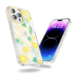 FLOWER MAGSAFE Kryt pre Apple iPhone 14 YELLOW