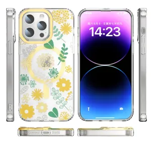 FLOWER MAGSAFE Kryt pre Apple iPhone 14 YELLOW