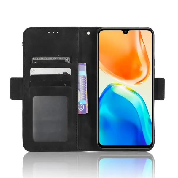 SLOT Peňaženkový obal pre Vivo X80 Lite 5G čierny