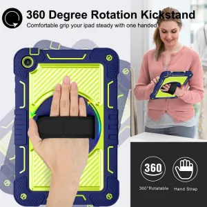 SOLID Odolný kryt pre Huawei MatePad SE modrý-zelený