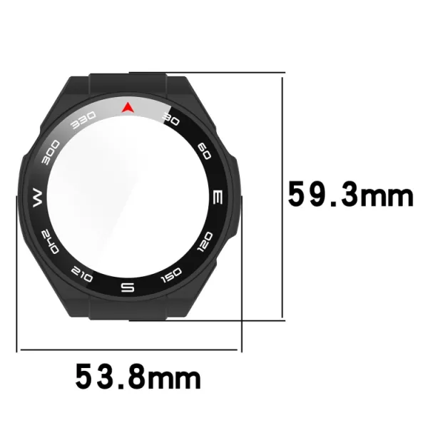 PC FULL COVER Plastový kryt so sklom Huawei Watch Ultimate modrý