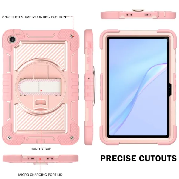 SOLID Odolný kryt pre Huawei MatePad SE svetloružový