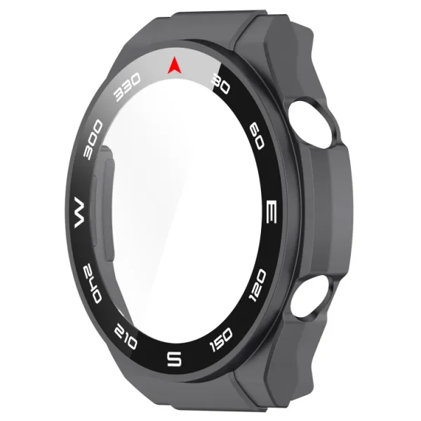 PC FULL COVER Plastový kryt so sklom Huawei Watch Ultimate šedý