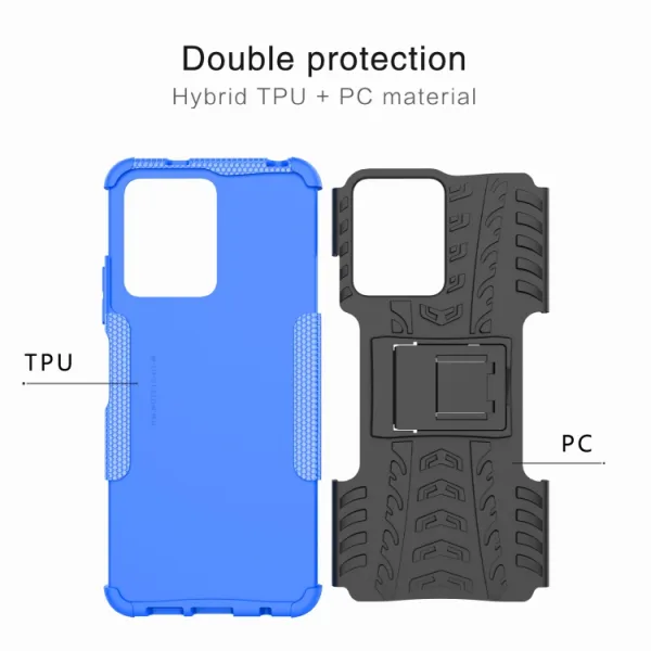 STAND Extra odolný obal Xiaomi Redmi Note 12 modrý