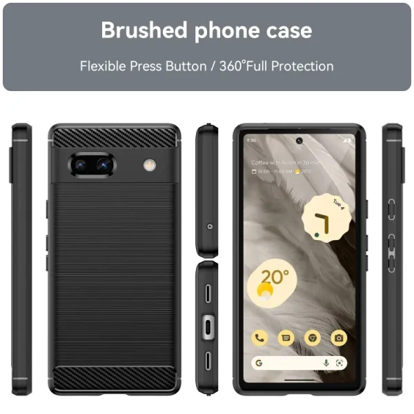 FLEXI TPU Kryt pre Google Pixel 7a čierny