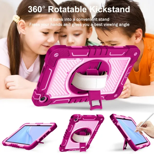 SOLID Odolný kryt pre Huawei MatePad SE tmavoružový